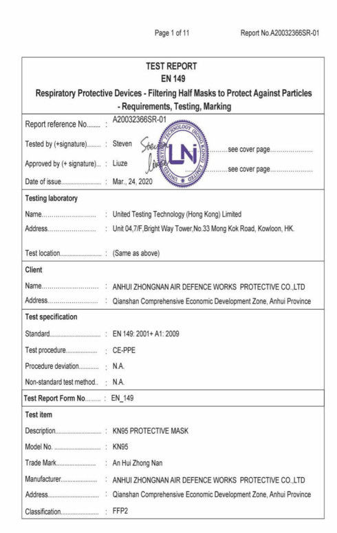 Dễ dàng mang theo một lần sử dụng Mặt nạ chống bụi N95 Thân thiện với môi trường Vải không dệt