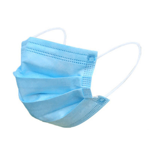 Vòng đeo tay dân dụng 3 lớp Mặt nạ không dệt dùng một lần / Mặt nạ chống vi rút dùng một lần