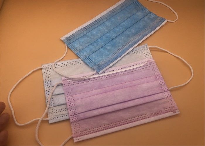 Mặt nạ kháng khuẩn 3 lớp phẫu thuật Mặt nạ tai đàn hồi Vòng che miệng Bảo vệ