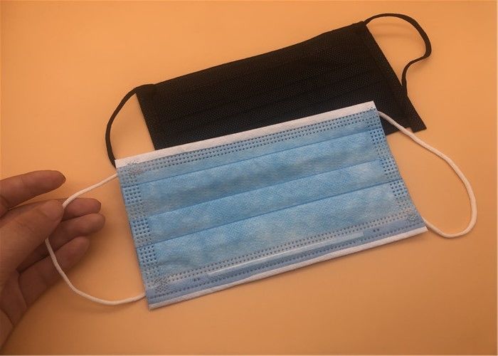 Màu sắc tùy chỉnh 3 mặt nạ phẫu thuật sử dụng một lần Ngăn ngừa bụi Dễ dàng mang theo