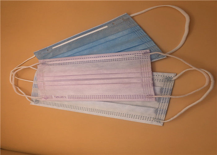 Mặt nạ y tế dùng một lần Không dệt nhẹ Bảo vệ ô nhiễm In tùy chỉnh
