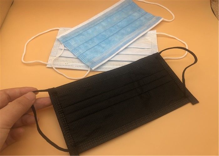 3 lớp Mặt nạ không dệt dùng một lần với vòng đeo tai đàn hồi tốt
