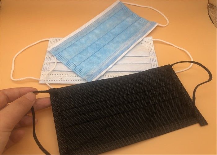 3 lớp Mặt nạ không dệt dùng một lần với vòng đeo tai đàn hồi tốt