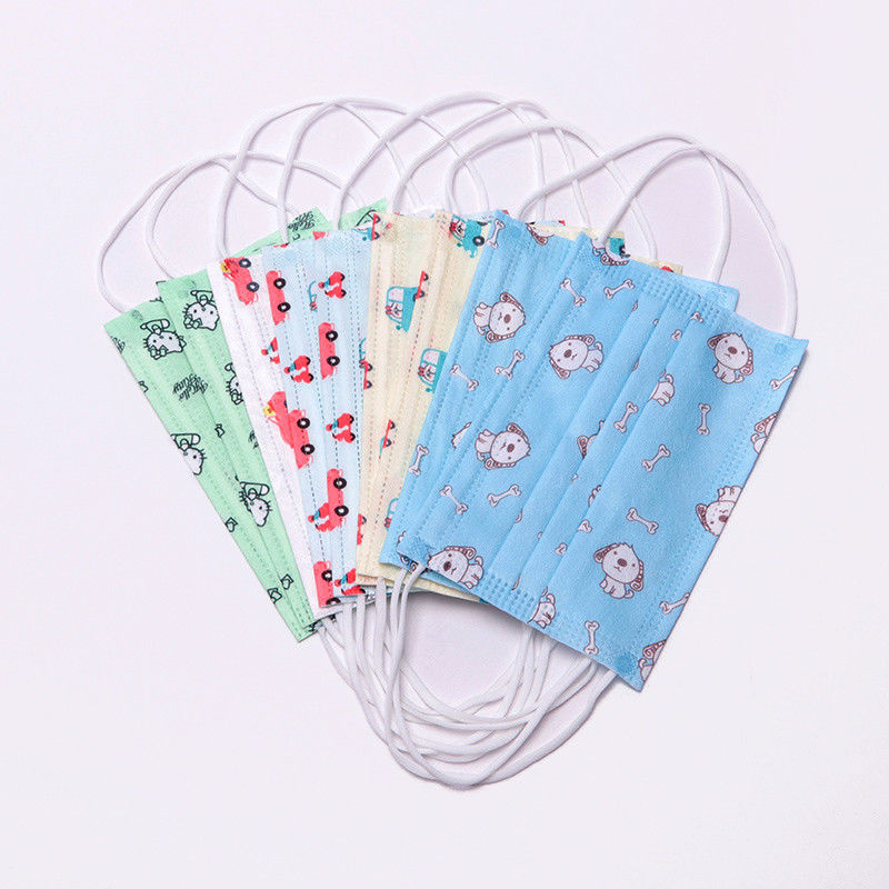 Mặt nạ trẻ em 3 lớp không dệt dùng một lần với Ear Hook Headband có thể điều chỉnh