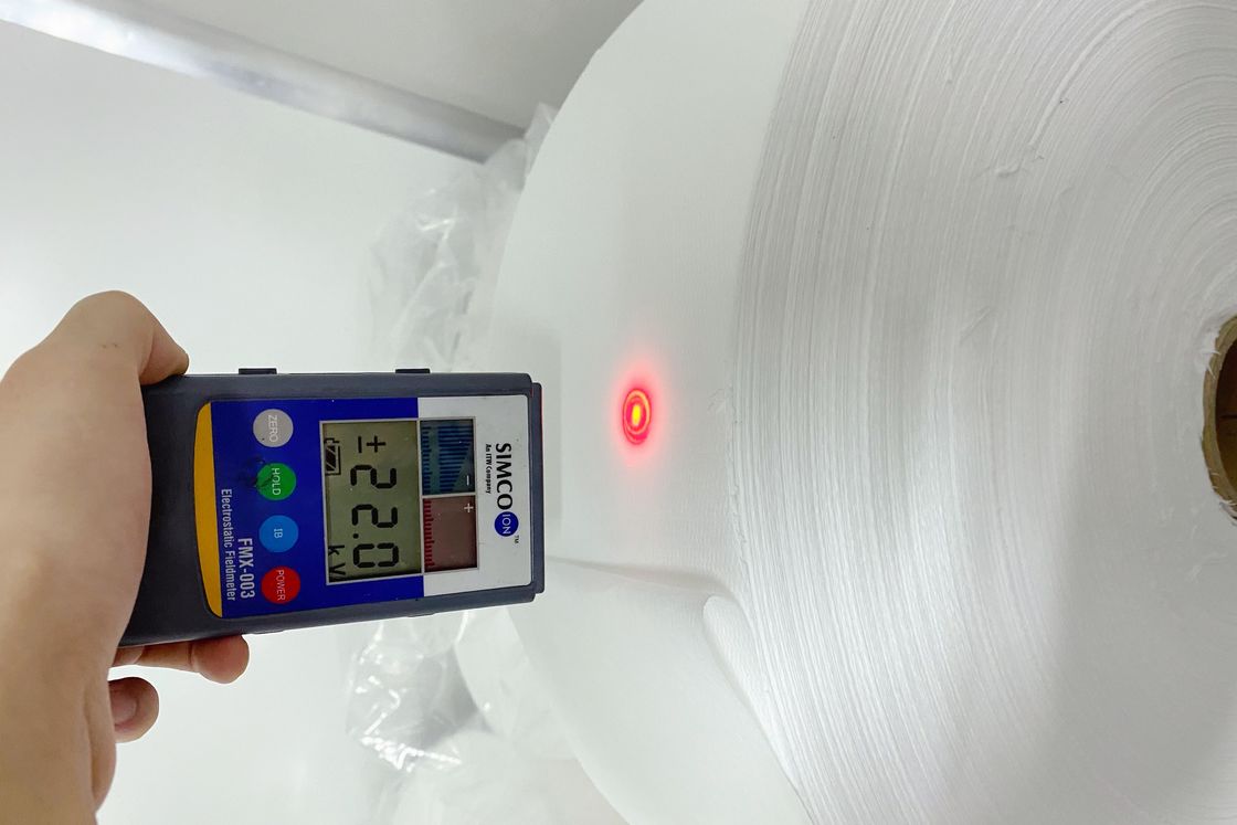 Mặt nạ bảo vệ trắng 1600mm Melt thổi vải không dệt